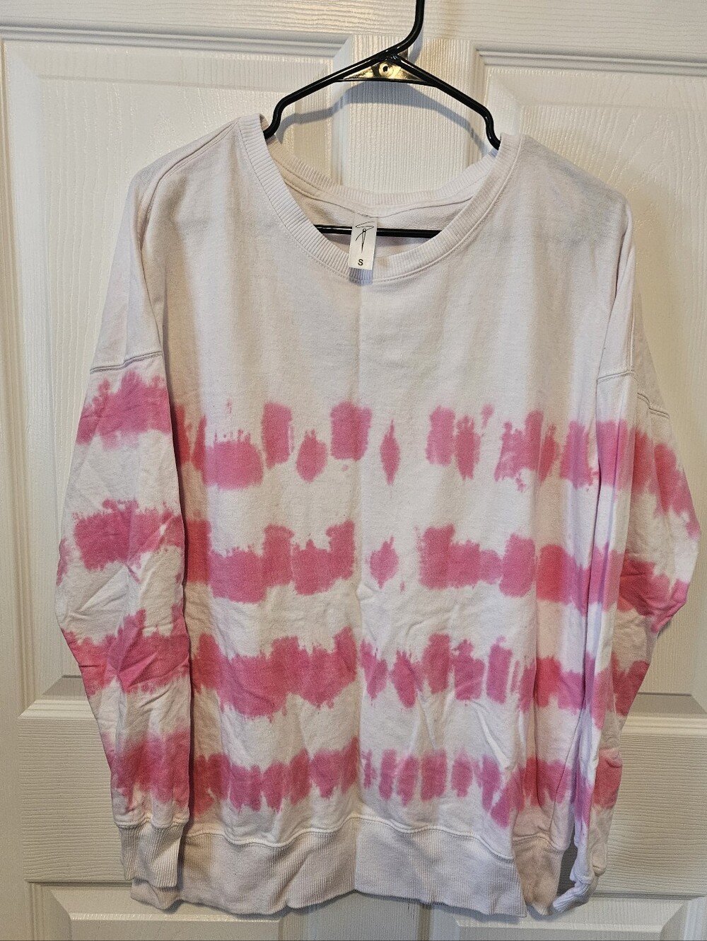 Sew In Love French Terry Tie-Dye Crew Pullover